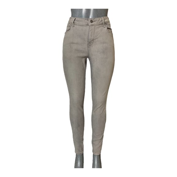 Old Navy 'Rockstar Mid-Rise' Womens Jeans Tag 14 Blue Gray Skinny W32L29 Stretch - Picture 11 of 12